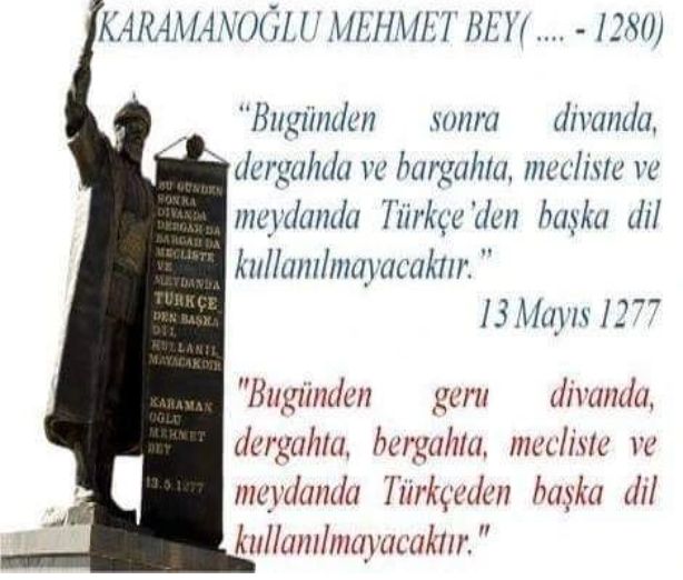 Türk Dil Bayramı’nın 745. yıl dönümü kutlu olsun!