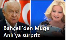 Bahçeli'den Müge Anlı'ya doğum günü sürprizi: 'Programımızın sıkı takipçisidir'