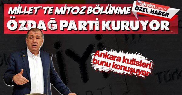 İYİ Parti'den ihraç edilen Ümit Özdağ yeni parti kuruyor!