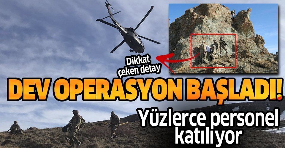 Son dakika: "Kapan8 Ağrı DağıÇemçeMadur" operasyonu 1012 personelin katılımıyla başladı!.