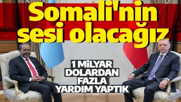 Cumhurbaşkanı Erdoğan: Somali'ye yaptığımız yardımlarının tutarı 1 milyar doları aştı
