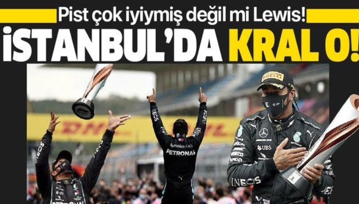 Formula 1 İstanbul’da zafer İngiliz pilot Hamilton'un oldu