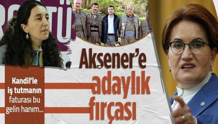 HDP ile iş tutan sözde milliyetçi Meral Akşener Kandil'in sözcülerinden fırçayı yedi
