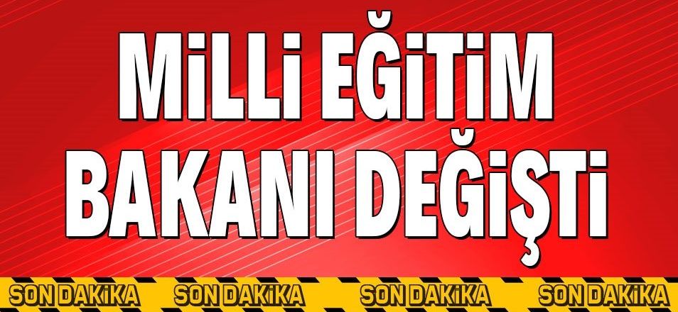 Son dakika: Ziya Selçuk'un yerine yeni Milli Eğitim Bakanı Mahmut Özer oldu!