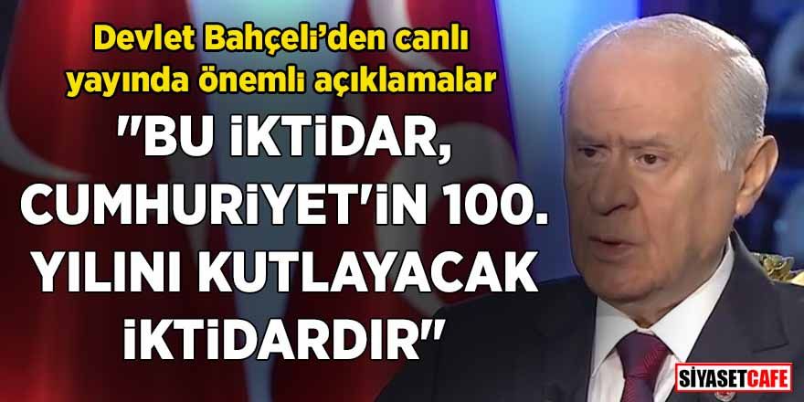 Devlet Bahçeli’den önemli açıklamalar! Cumhur İttifakı, idam konusu ve Mansur Yavaş…