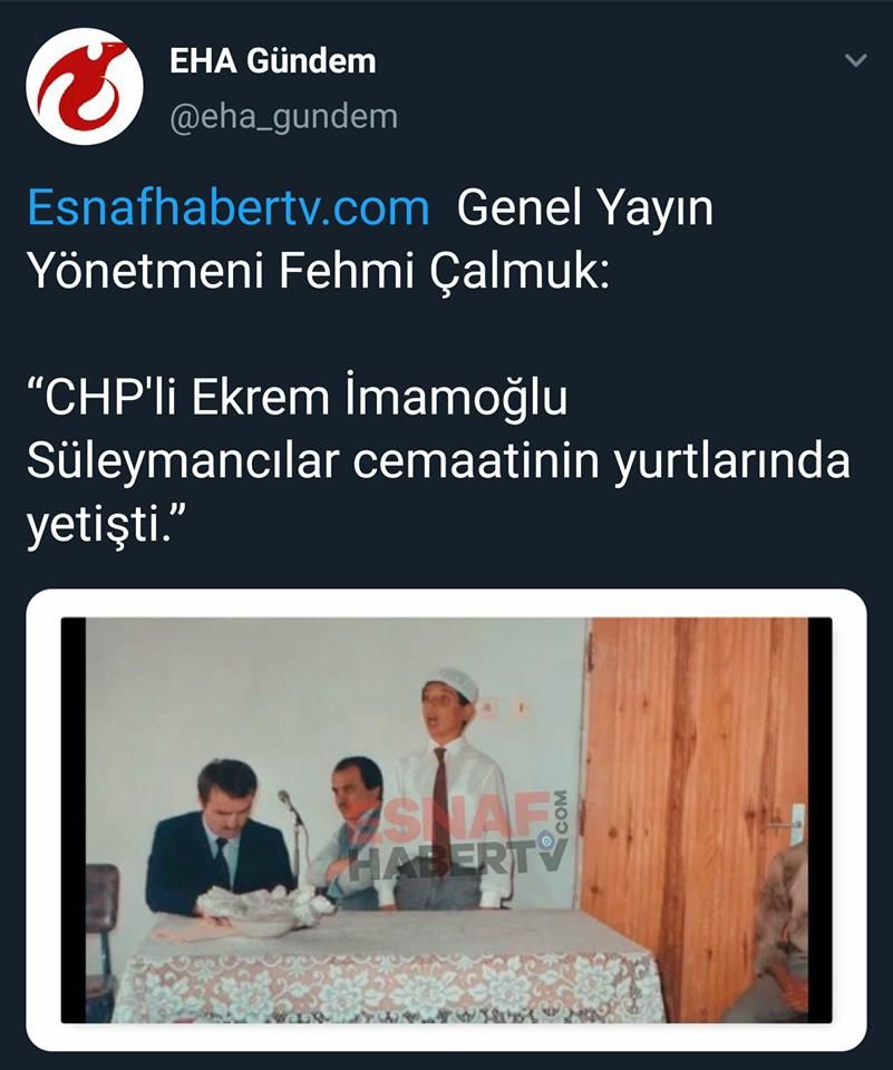 "Süleymancılar İmamoğlu'nu destekleyecek"
