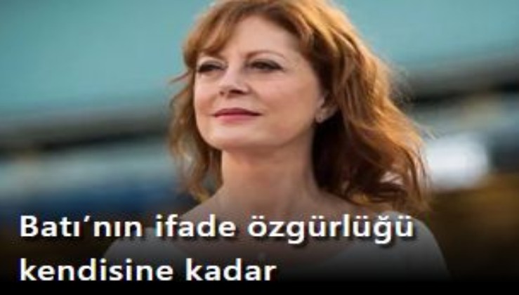 ABD’li ünlü oyuncu sansürü itiraf etti! Batı’nın ifade özgürlüğü kendisine kadar