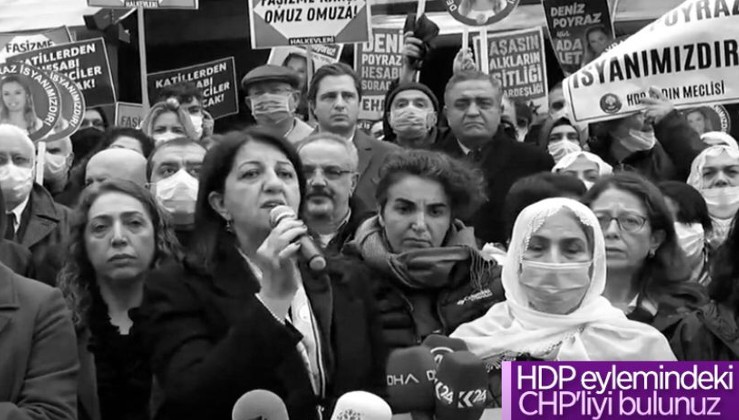 CHP İzmir İl Örgütü HDP'nin eylemine katıldı