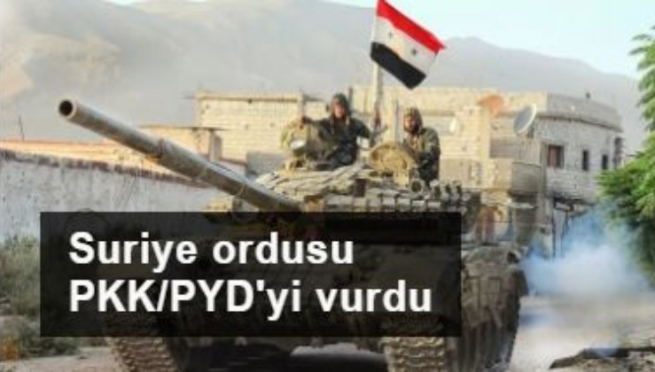Suriye ordusu PKK/PYD'yi vurdu, gerginlik devam ediyor