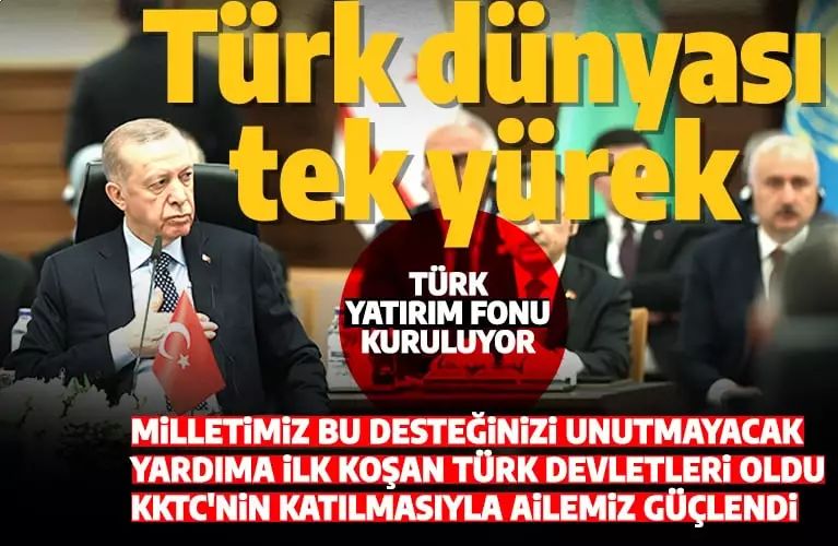 Cumhurbaşkanı Erdoğan'dan Türk dünyasına teşekkür: Aziz milletimiz bu desteği unutmayacaktır