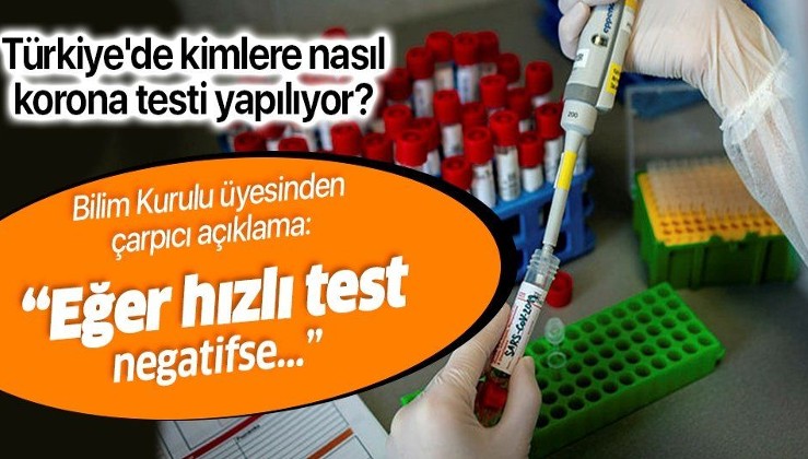 Bilim Kurulu Üyesi Alpay Azap'tan flaş açıklama: "Eğer hızlı test negatifse...".