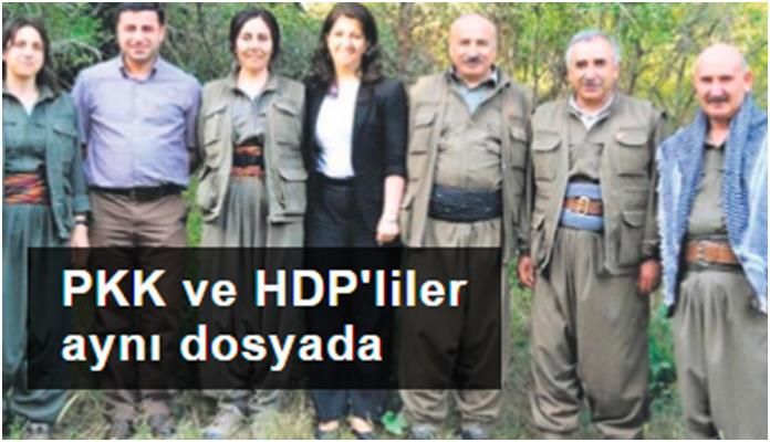 PKK ve HDP'liler aynı dosyada