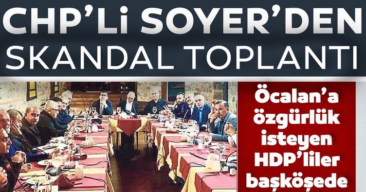 CHP'li İzmir Belediye Başkanı Tunç Soyer'den skandal toplantı
