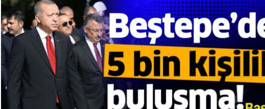 Cumhurbaşkanlığı kabul töreninde 5 bin kişi ağırlanacak.