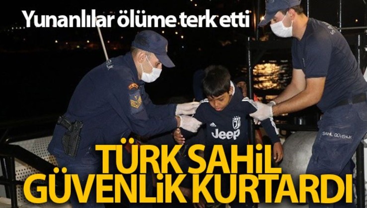 İzmir'de Türk karasularına geri itilen 125 düzensiz göçmen kurtarıldı