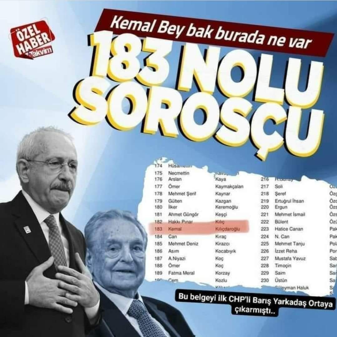 Soros’un vakfı TESEV’in kurucu üyesi Kılıçdaroğlu