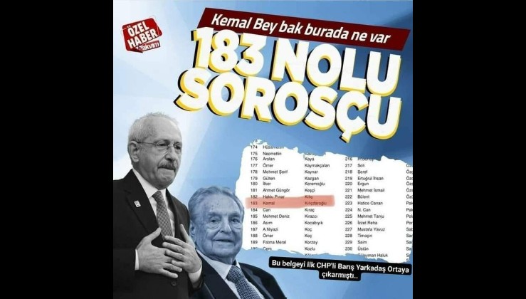 Soros’un vakfı TESEV’in kurucu üyesi Kılıçdaroğlu
