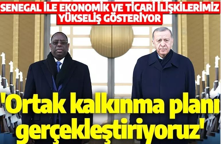 Cumhurbaşkanı Erdoğan Senegalli mevkidaşı ile ortak basın toplantısı düzenledi! 'Ekonomik ve ticari ilişkilerimiz artıyor'