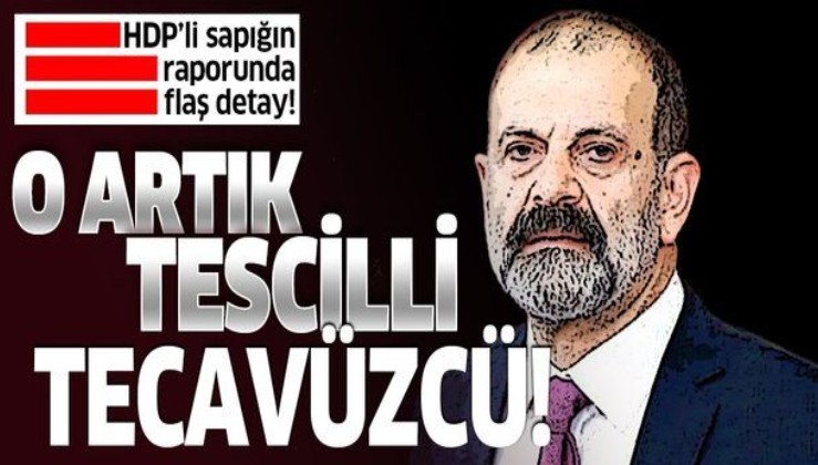 HDP'li tecavüzcü Tuma Çelik hakkında rapor tamamlandı! "Cinsel saldırıya ilişkin yeterli delil mevcut"