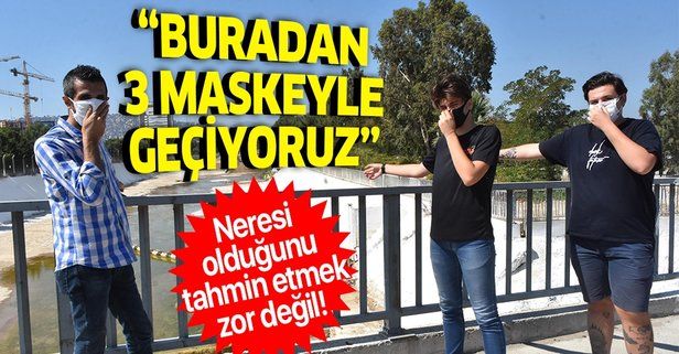İzmir'de Meles Deltası'ndan 'kötü koku yayılıyor' şikayeti: "3 maskeyle buradan geçiyoruz"