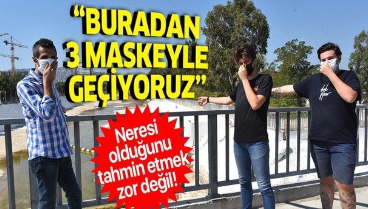 İzmir'de Meles Deltası'ndan 'kötü koku yayılıyor' şikayeti: "3 maskeyle buradan geçiyoruz"