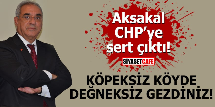 Aksakal CHP’ye sert çıktı: Köpeksiz köyde değneksiz gezdiniz