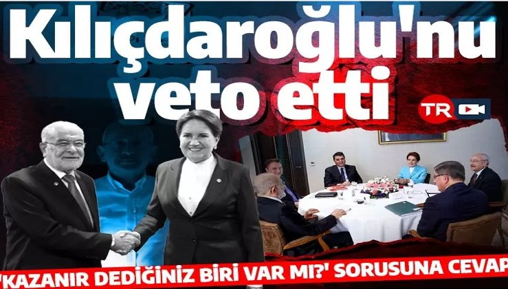 Karamollaoğlu, Kılıçdaroğlu'nun adaylığını veto etti: