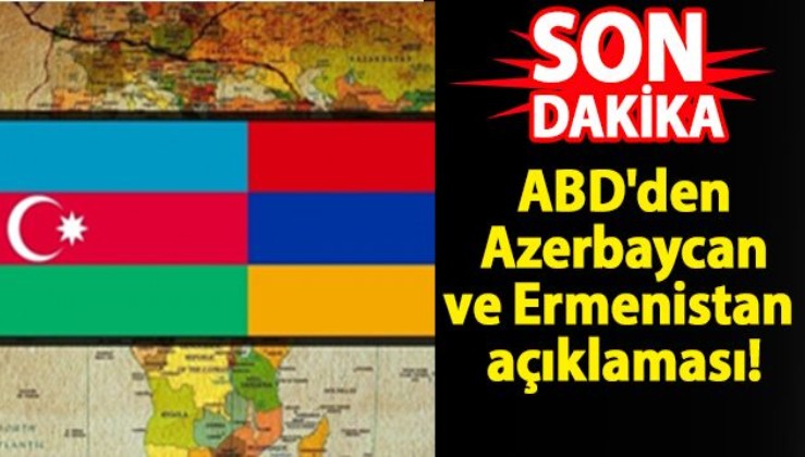 ABD iki yüzlülüğü: "Azerbaycan askeri harekata son versin"