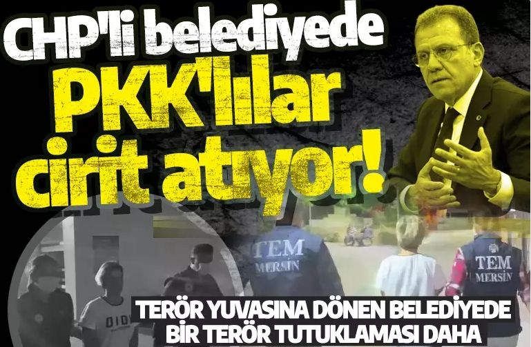 Son dakika: Terör yuvasına dönen CHP'li belediyede bir terör tutuklaması daha