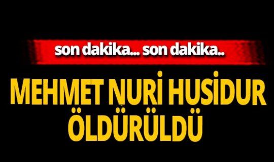 Son dakika: Turuncu listede aranan Mehmet Nuri Husidur etkisiz hale getirildi