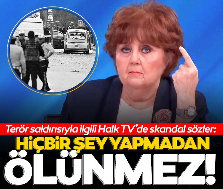 Halk TV'de teröristlerle ilgili skandal ifadeler! Ayşenur Arslan: Hiçbir şey yapılmadan ölünmez