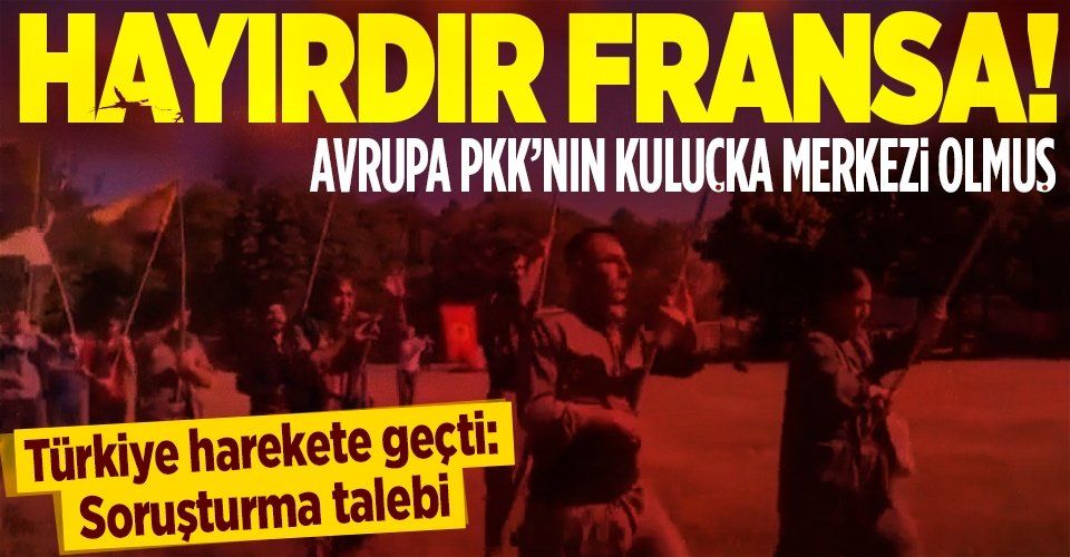 Burası Kandil değil, Fransa! Avrupa'nın göbeğinde PKK kampı...