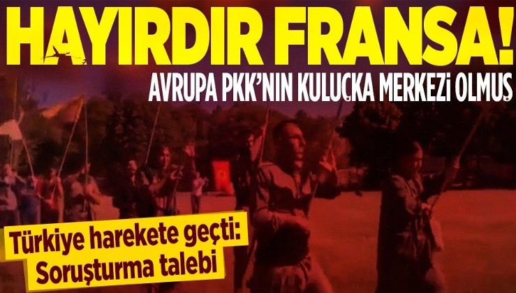 Burası Kandil değil, Fransa! Avrupa'nın göbeğinde PKK kampı...