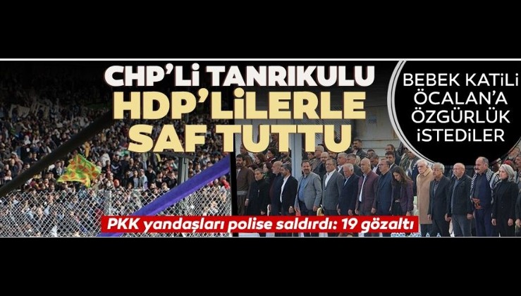 CHP'li Sezgin Tanrıkulu, HDP'lilerle saf tuttu: Bebek katili Öcalan'a özgürlük istediler