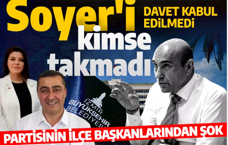 CHP'de yeni kriz patlak verdi: Tunç Soyer'e partisinin ilçe başkanından şok!
