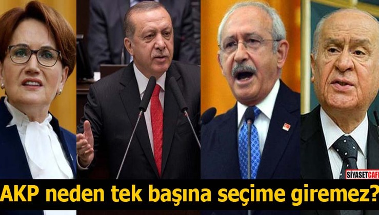 AKP neden tek başına seçime giremez?