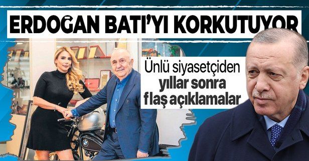 Yıllardır röportaj vermeyen siyasetçi Bedrettin Dalan'dan flaş açıklamalar: Erdoğan Batı'yı korkutuyor