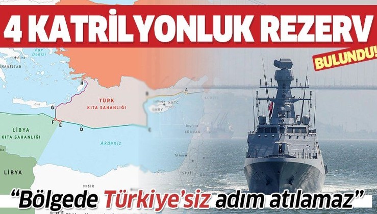Doğu Akdeniz'de 4 katrilyon doğal gaz rezervi bulundu! "Türkiye'siz adım atılamaz".