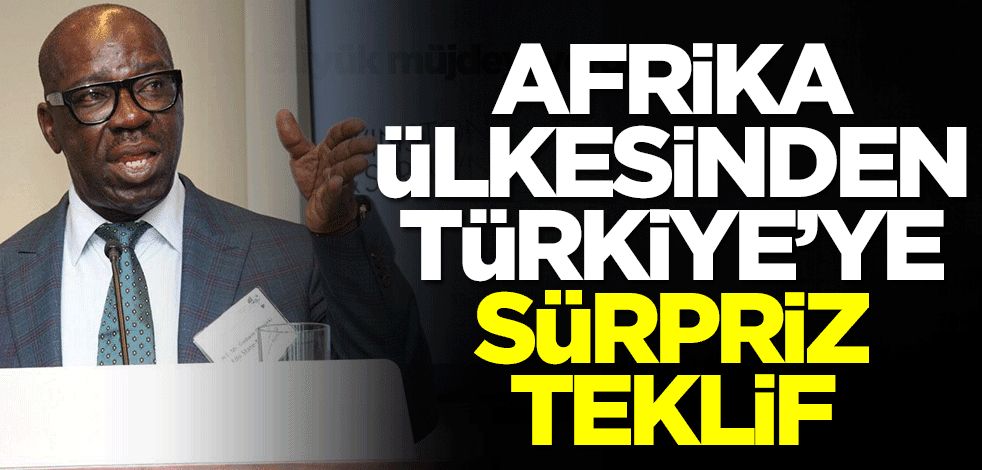 Nijerya'dan Türkiye'ye sürpriz teklif