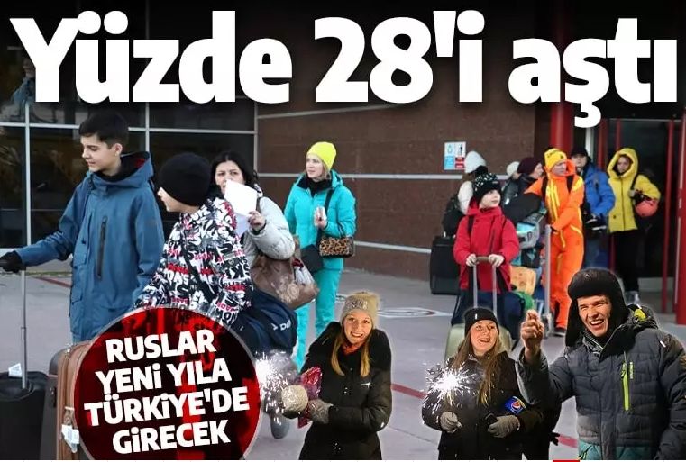 Rus turistler yılbaşını Türkiye'de geçirecek! Yüzde 28'i aştı