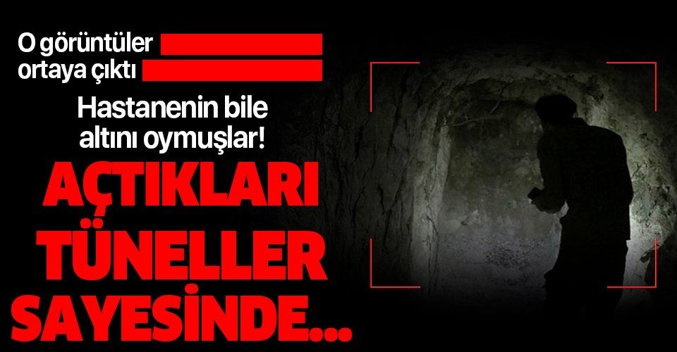 YPG Rasulayn'ı delik deşik etmiş! Hastanenin altına kazdıkları tüneller bakın ne işe yarıyormuş!.