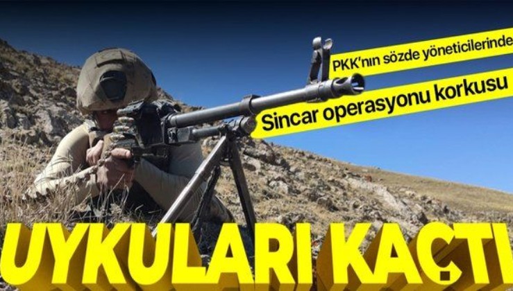 "Bir gece ansızın gelebiliriz" sözleri PKK'nın uykularını kaçırdı! PKK üst düzey yöneticilerinde Sincar operasyonu korkusu