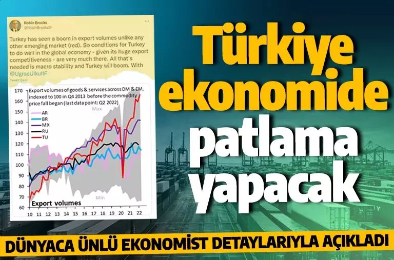 Dünyaca ünlü ekonomistten 'ekonomi kötü' diyenleri çıldırtan paylaşım: Türkiye patlama yapacak