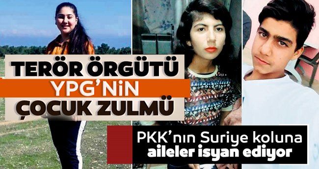 SON DAKİKA: Terör örgütü YPG’nin çocuk zulmü! Aileler isyan etti: Silah doğrulttular