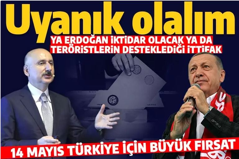 Adil Karaismailoğlu'ndan seçim mesajı: Ya Erdoğan iktidar olacak ya da teröristlerin desteklediği ittifak