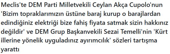 DEM Parti'den 'Kürt illeri' kışkırtması