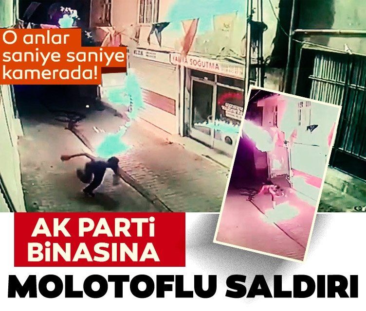 Biden görüşmesinden sonra düğmelerine basıldı: AK Parti Hani İlçe Başkanlığı'na molotoflu saldırı