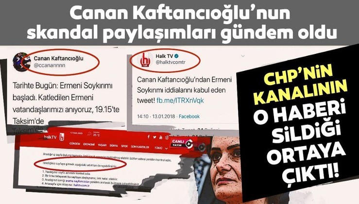 Halk TV “Canan Kaftancıoğlu’ndan Ermeni Soykırımı iddialarını kabul eden tweet!” başlıklı haberi ve tweetini sildi!