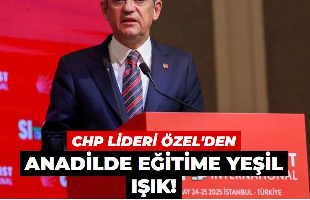 Özgür Özel, anadilde eğitime yeşil ışık yaktı