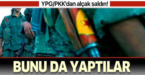 YPG/PKK Deyrizor'da sığınmacı kampını ateşe verdi.